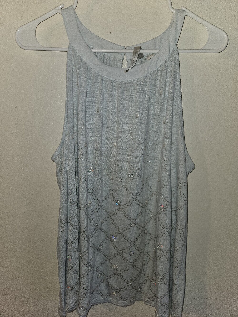 Lauren Conrad Womans Light Blue Blouse Size Xl